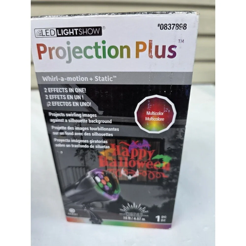 Halloween SpotLight Kaleidoscope LED Projection Swirling Lighting Effect —-995